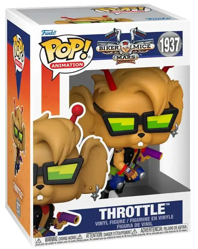 Funko Biker Mice from Mars POP! Animation Throttle Vinyl Figure #1937
