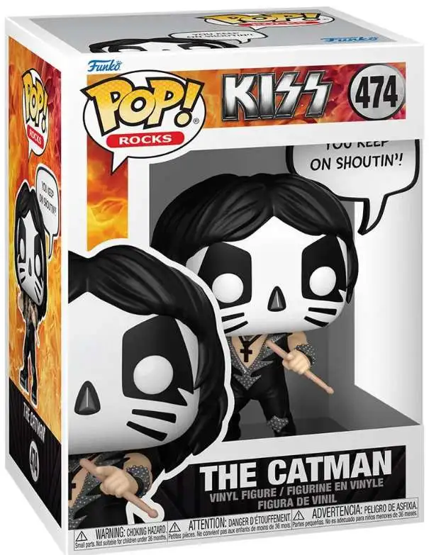 Funko Kiss POP! Sayings The Catman Vinyl Figure #474 [Rock & Roll All Night]