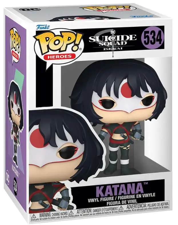 Funko DC Suicide Squad Isekai POP! Animation Katana Vinyl Figure #534