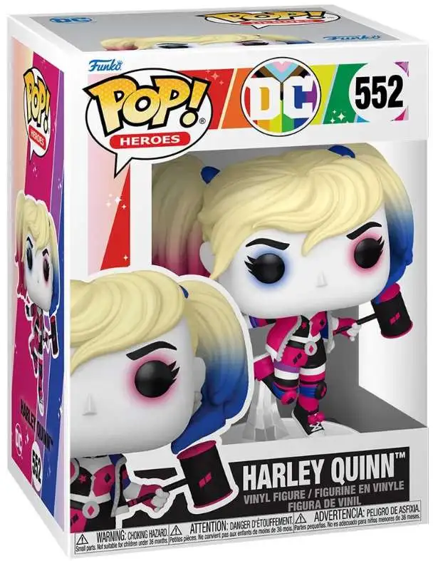 【Funko Pop!】新品 Harley Quinn 552 Funko DC Pride POP Heroes Harley Quinn Vinyl Figure 552 - ToyWiz