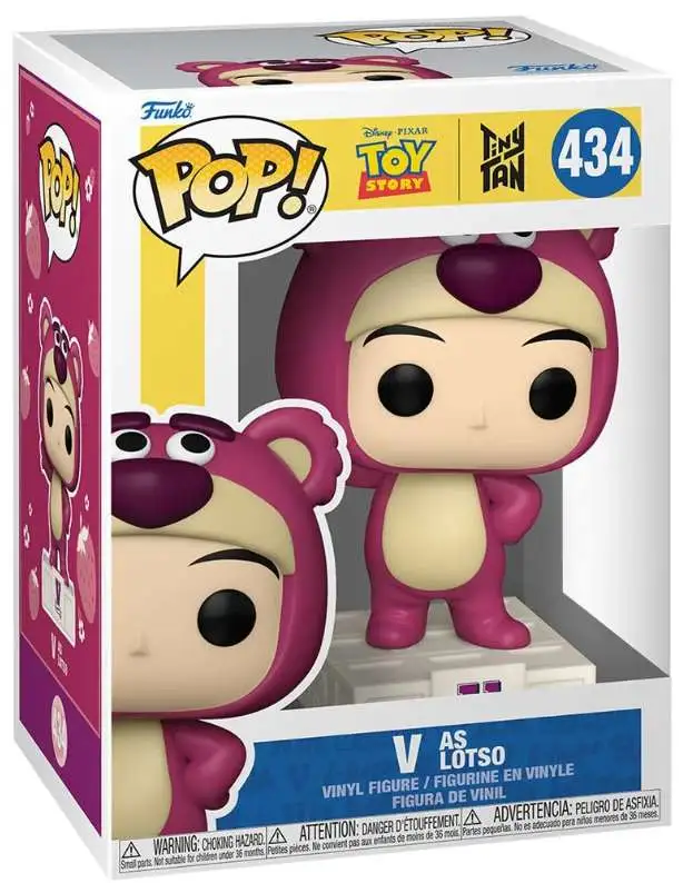 Funko BTS Toy Story x TinyTAN POP! Rocks V as Lotso Vinyl Figure #434