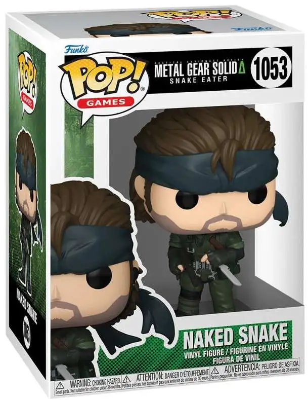 Funko Metal Gear POP! Games Naked Snake Vinyl Figure #1053