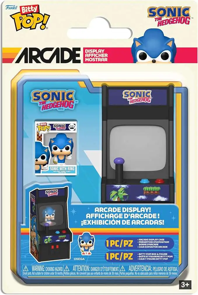 Funko Sonic The Hedgehog Bitty POP! Sonic Arcade Cabinet