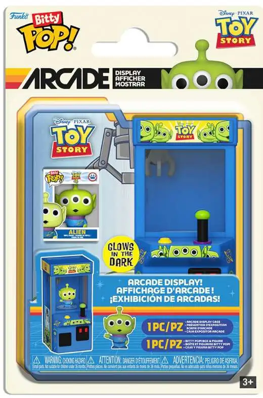 Funko Disney / Pixar Toy Story Bitty POP! Alien Claw Arcade Cabinet [Glow-in-the-Dark]