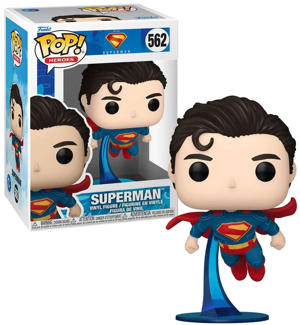 Funko DC Superman 2025 POP! Heroes Superman Vinyl Figure #562