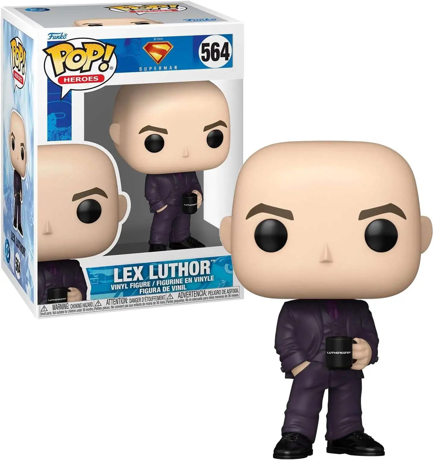Funko DC Superman 2025 POP Heroes Lex Luthor Vinyl Figure