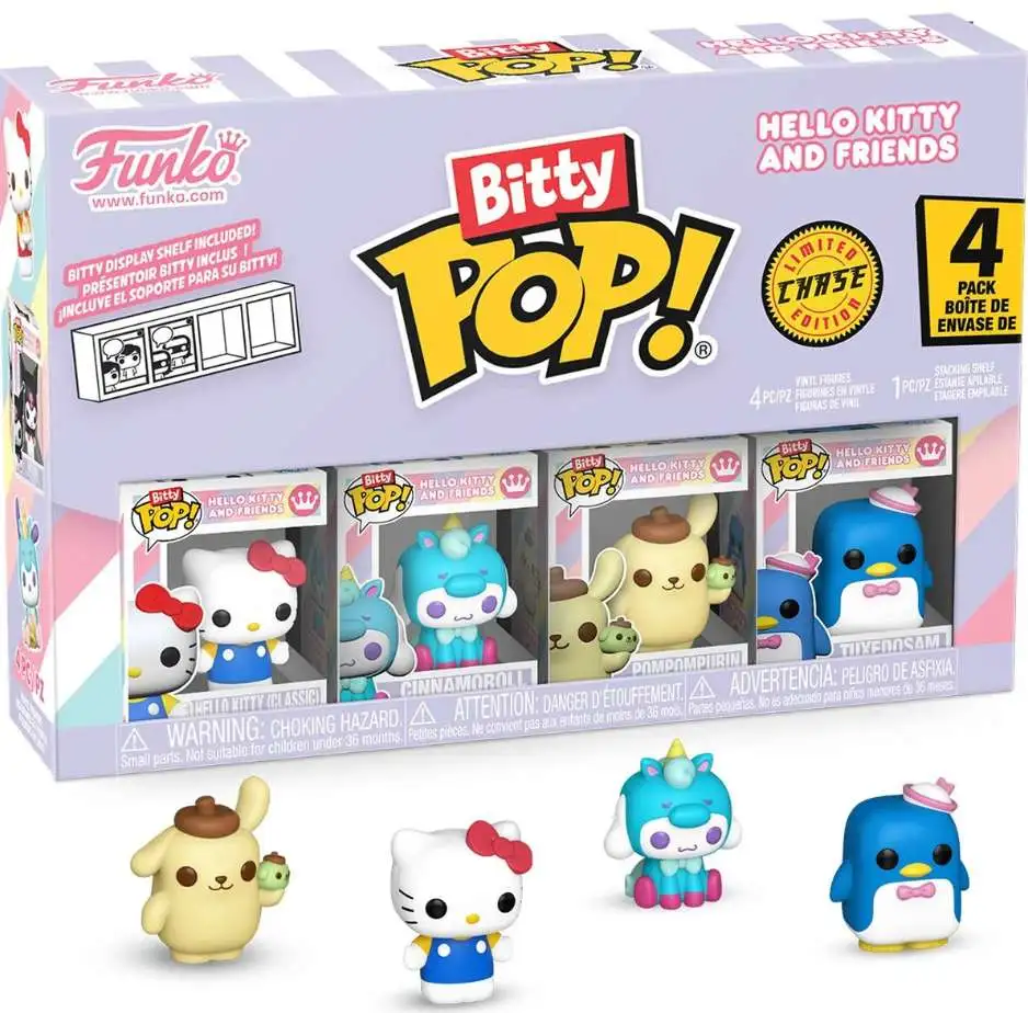 Funko Sanrio Bitty POP! Hello Kitty Vinyl Mini Figure 4-Pack