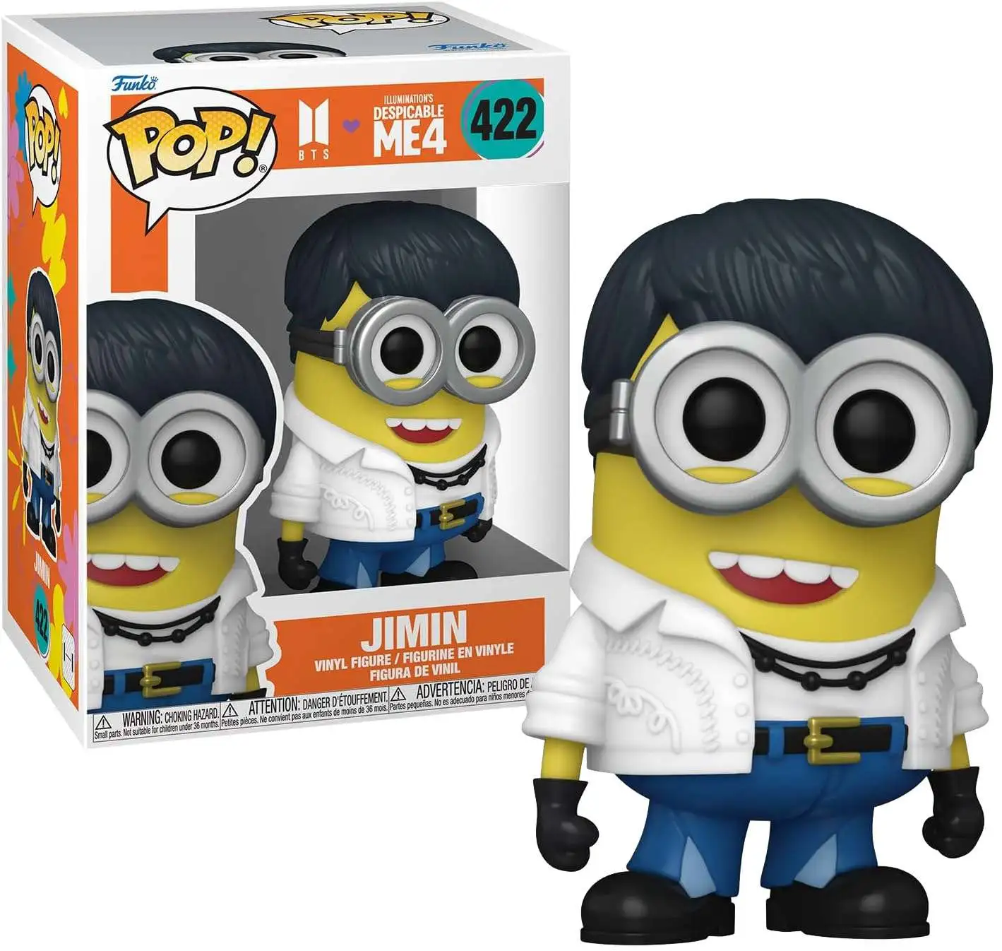 Funko Despicable Me 4 Minion x BTS POP Movies Jimin Vinyl Figure