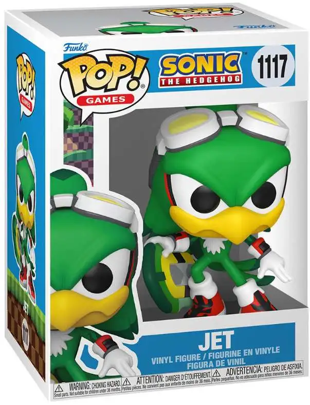 Funko Sonic the Hedgehog POP! Games Jet the Hawk Vinyl Figure #1117 [With Board]