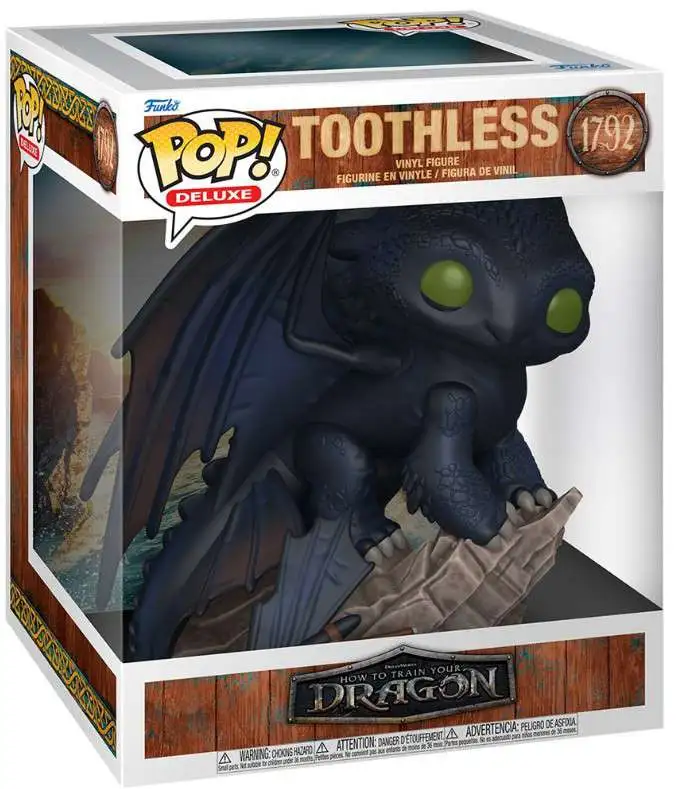 Funko How to Train Your Dragon Live Action POP! Movies Toothless Deluxe Vinyl Figure #1792