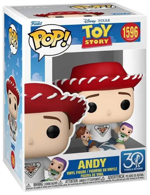 Funko Toy Story 30th Anniversary POP Disney Andy Vinyl Funko Toy Story 30th Anniversary POP Disney Andy Vinyl