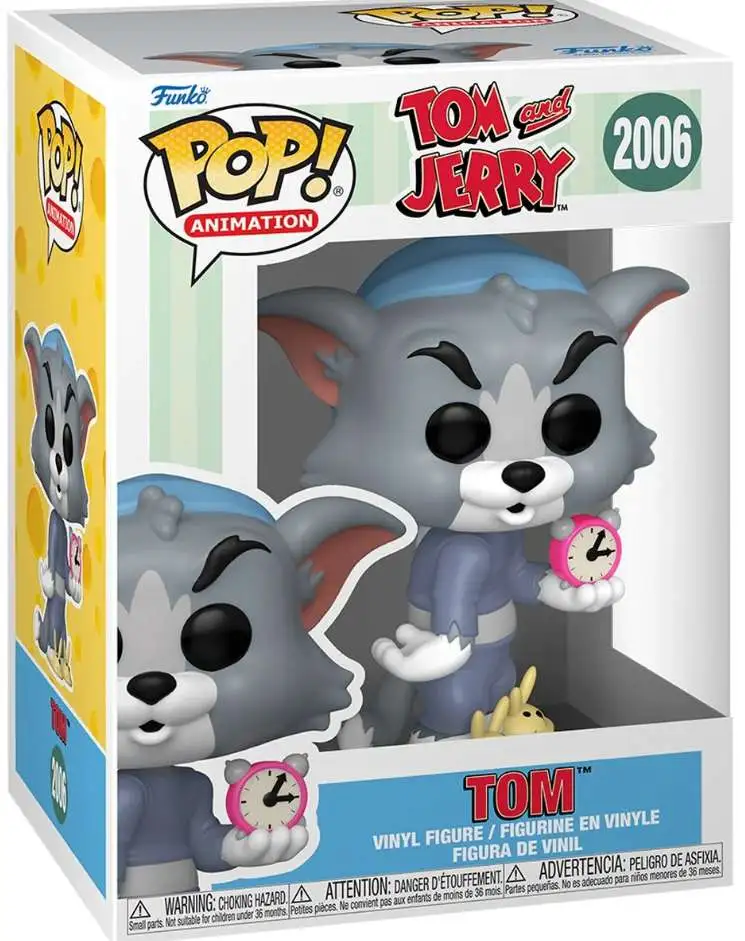 Funko Tom & Jerry POP! Animation Tom Vinyl Figure #2006 [Alarm Clock]