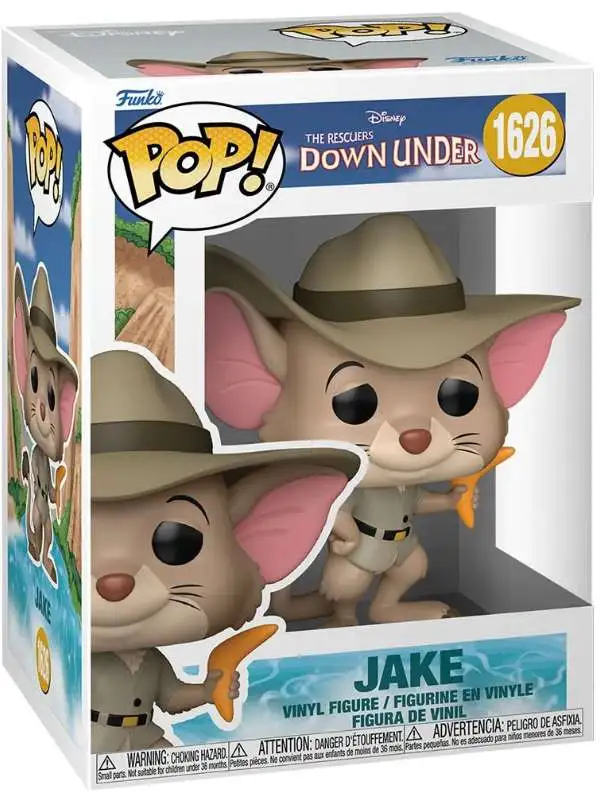 Funko Rescuers Down Under 35th Anniversary POP! Disney Jake Vinyl Figure #1626