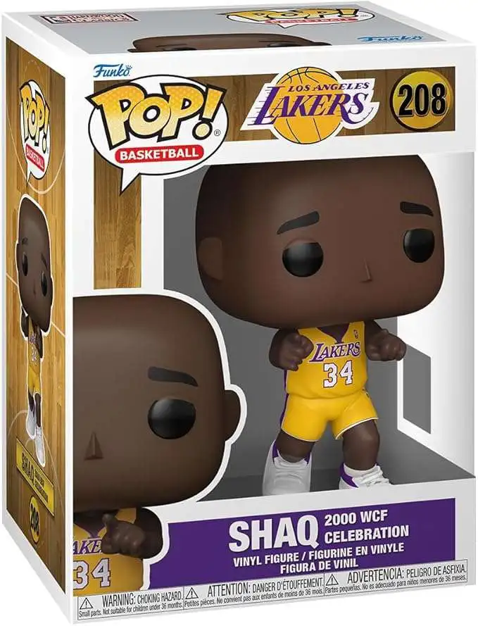 Funko Los Angeles Lakers POP! NBA Shaq Vinyl Figure #208 ['00 WCF Celebration]