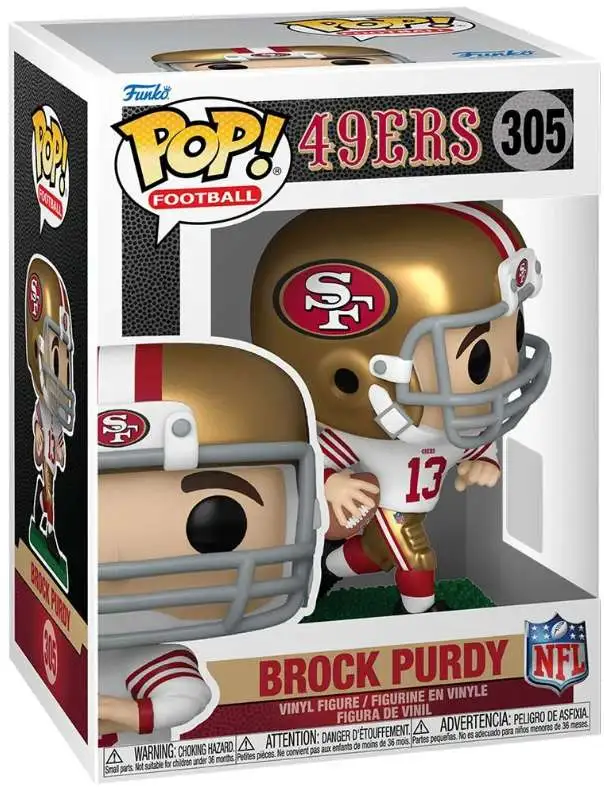 NFLフィギュアまとめ売り Funko NFL San Francisco 49ers POP Football Brock Purdy Vinyl