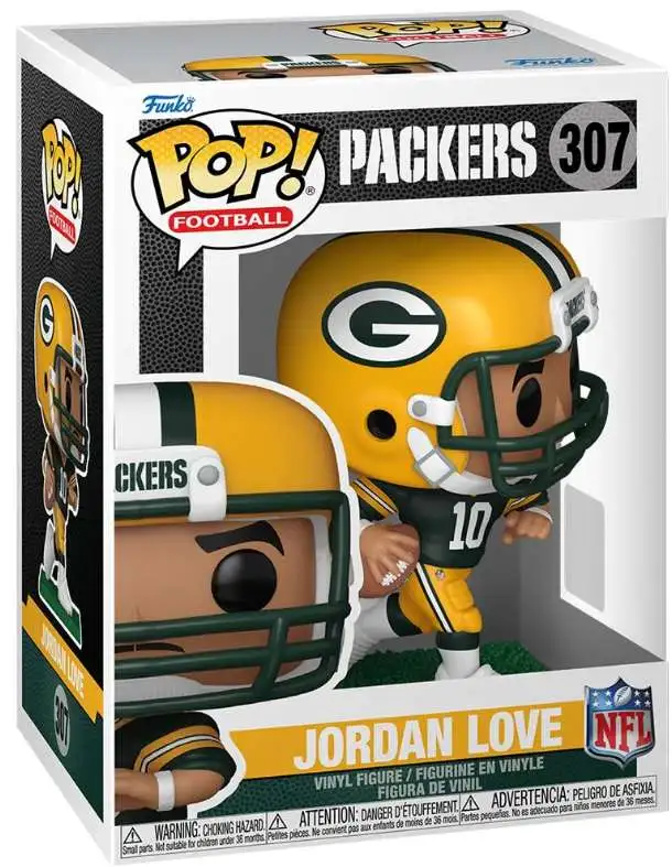 Funko NFL Green Bay Packers POP! Football Jordan Love Vinyl Figure #307