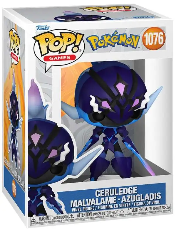 Funko Pokemon POP! Games Ceruledge Vinyl Figure #1076