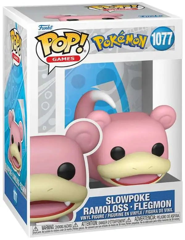 Funko Pokemon POP! Games Slowpoke Vinyl Figure #1077