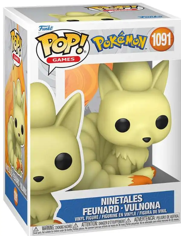 Funko Pokemon POP! Games Ninetales Vinyl Figure #1091