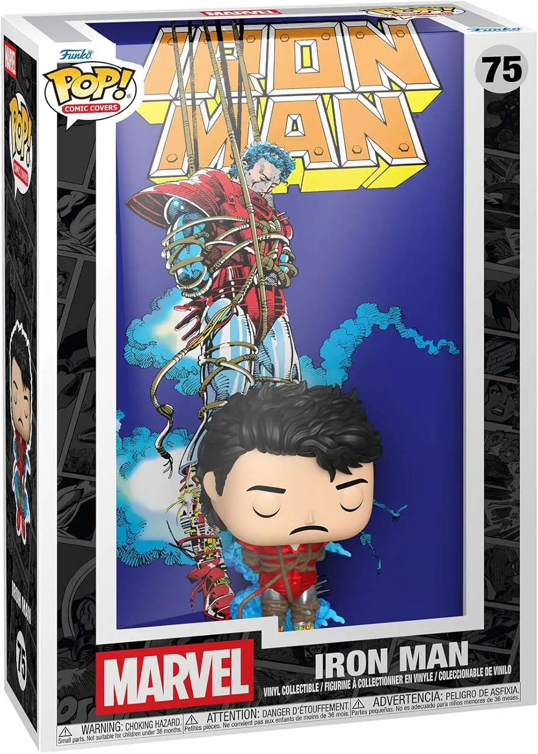 Funko Marvel POP Comic Covers IronMan 68 Vinyl Figure with Case 75