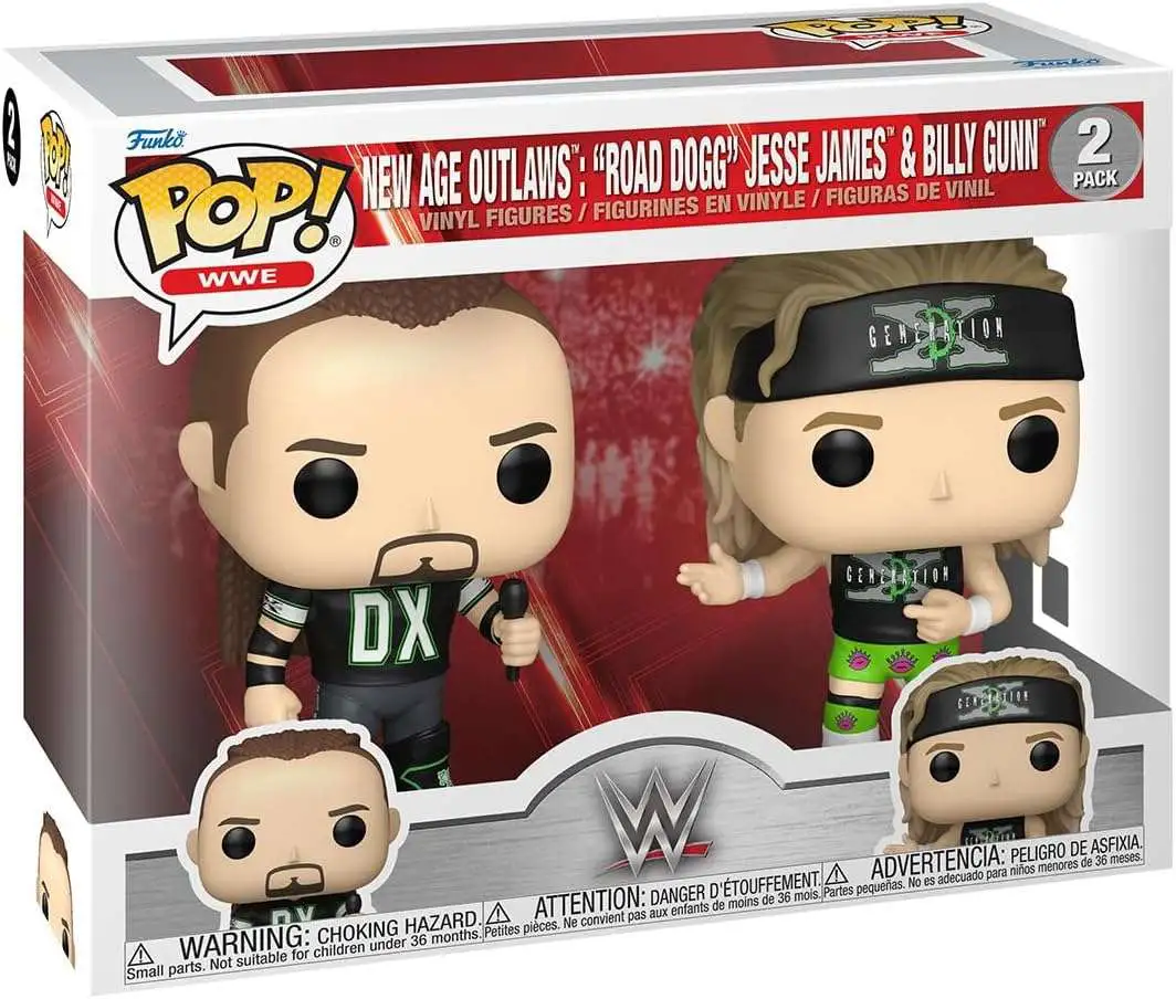 Funko WWE Wrestling POP! WWE New Age Outlaws Vinyl Figure 2-Pack
