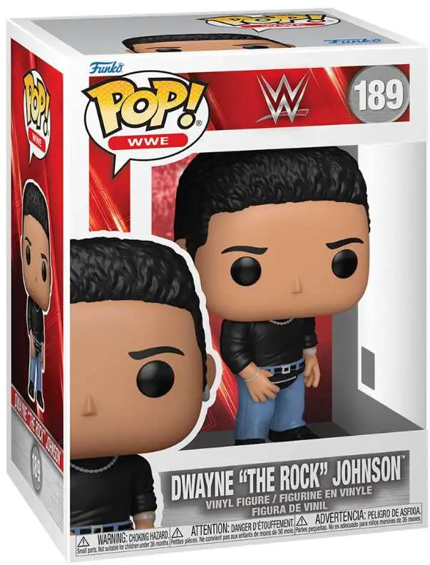 Funko WWE Wrestling POP! WWE The Rock Vinyl Figure #189 [With Fanny Pack]