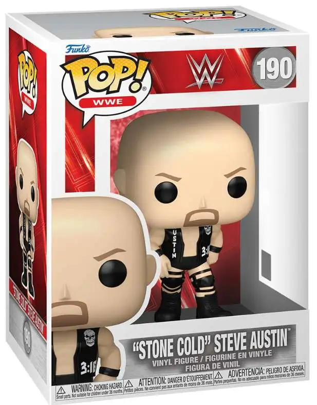 Funko WWE Wrestling POP! WWE Stone Cold Steve Austin Vinyl Figure #190