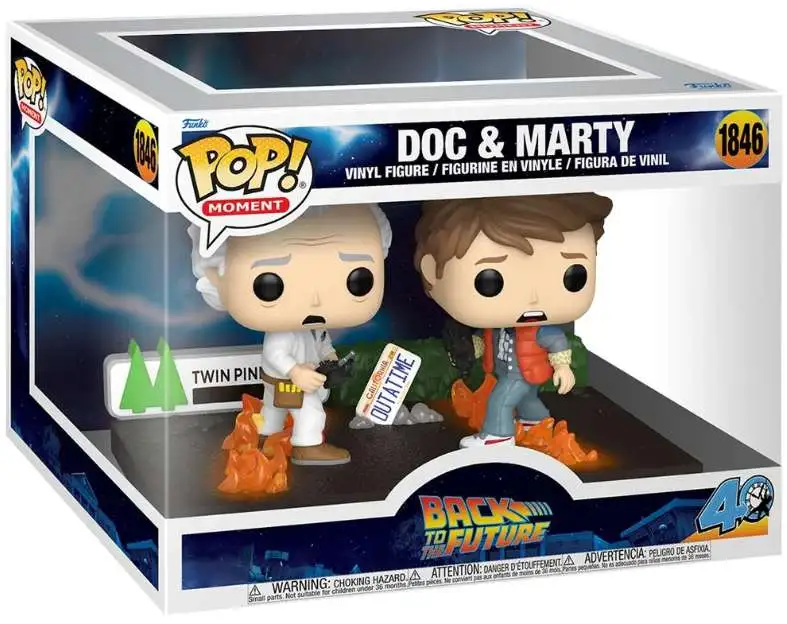 Funko Back to the Future POP Moments Doc Marty Vinyl Figure