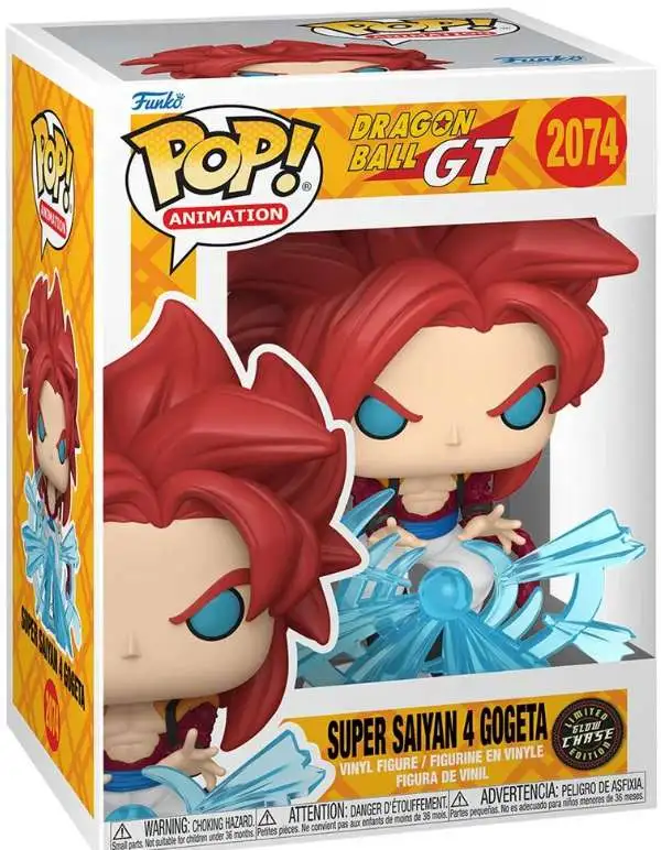 Funko Dragon Ball GT POP! Animation Super Saiyan 4 Gogeta Vinyl Figure #2074 [Glow Chase Version]