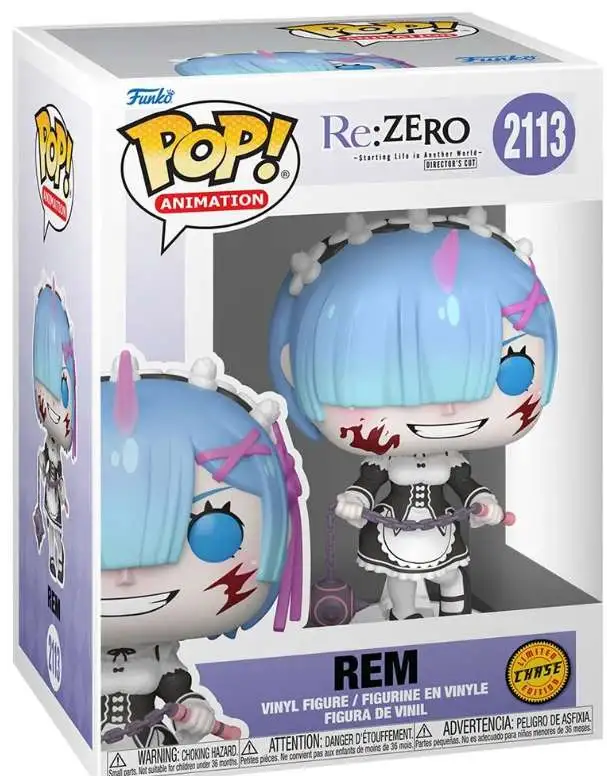 Funko Re:ZERO POP! Animation Rem Vinyl Figure #2113 [Chase Version]