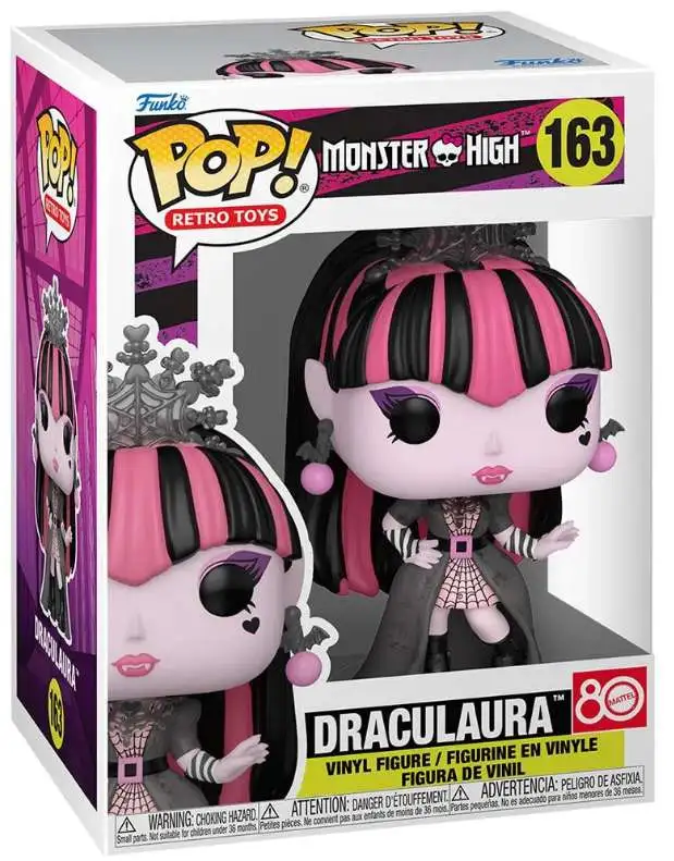 Funko Monster High POP! Retro Toys Draculaura Vinyl Figure #163