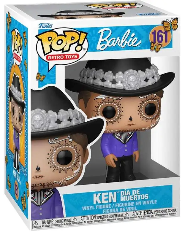 Funko Barbie POP! Retro Toys Ken Vinyl Figure #161 [Dia de Los Muertos]