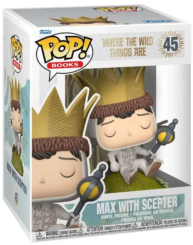 Funko Where the Wild Things Are POP! Books Max Deluxe Vinyl Figure #45 [With Scepter]