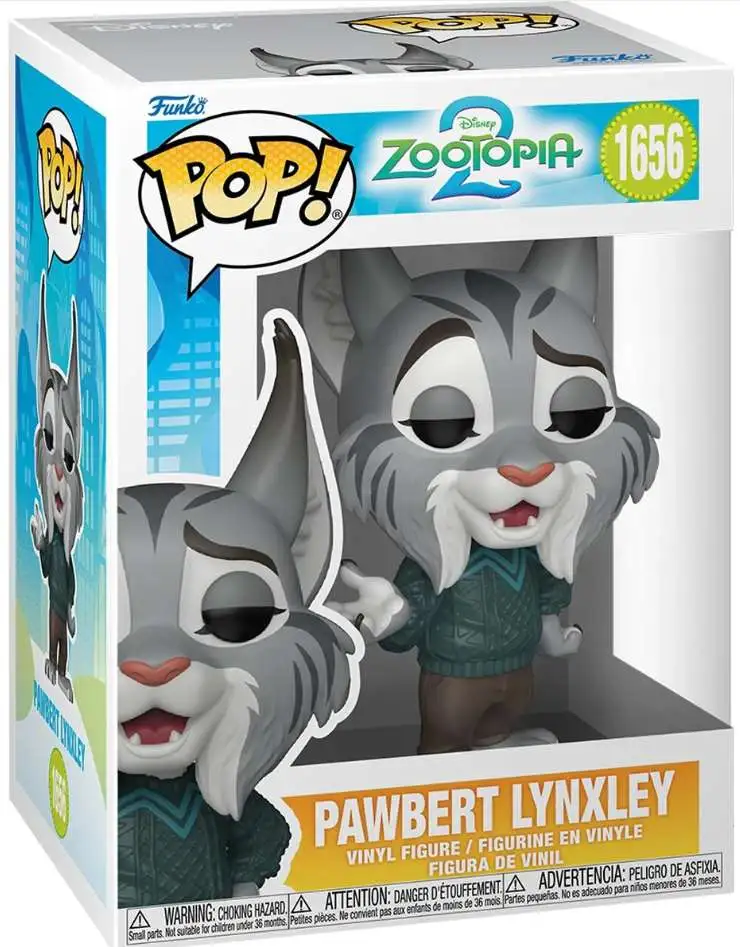 Funko Zootopia 2 POP! Disney Pawbert Lynxley Vinyl Figure #1656