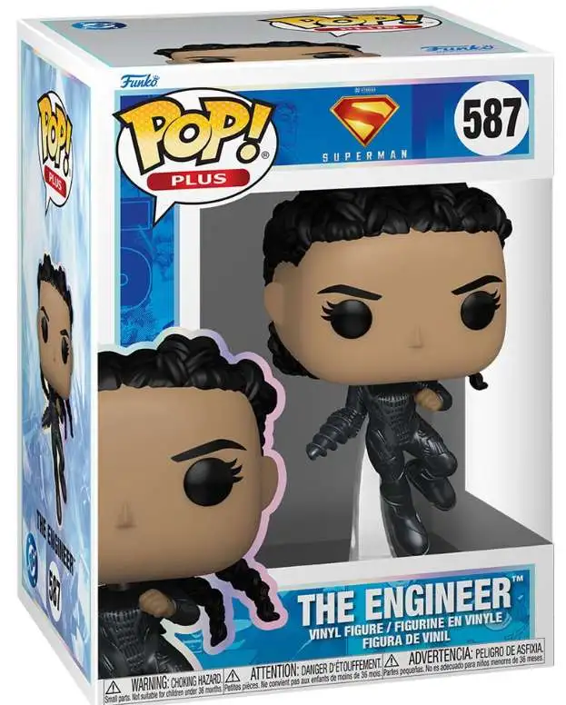 Funko DC Superman 2025 POP! Plus The Engineer Deluxe Vinyl Figure #587 [Metallic]