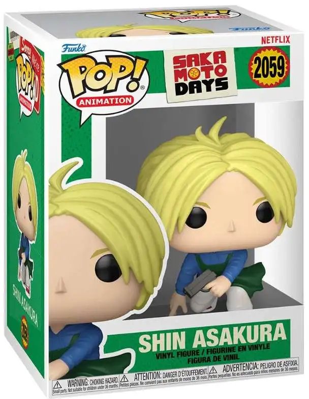 Funko Sakamoto Days POP Animation Shin Asakura Vinyl Figure