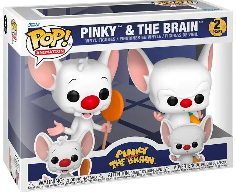 Funko Animaniacs POP! Animation Pinky & The Brain Vinyl Figure 2-Pack