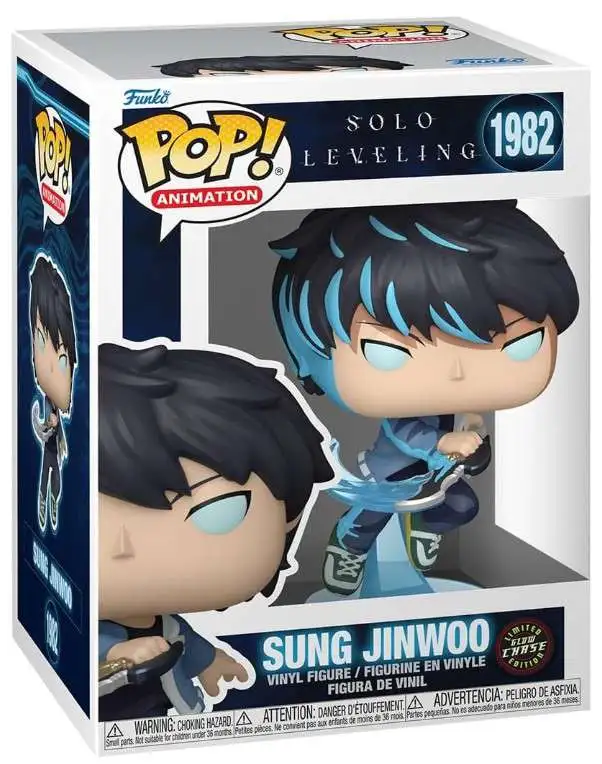 Funko Solo Leveling POP! Animation Sung Jinwoo Vinyl Figure #1982 [Chase Version]