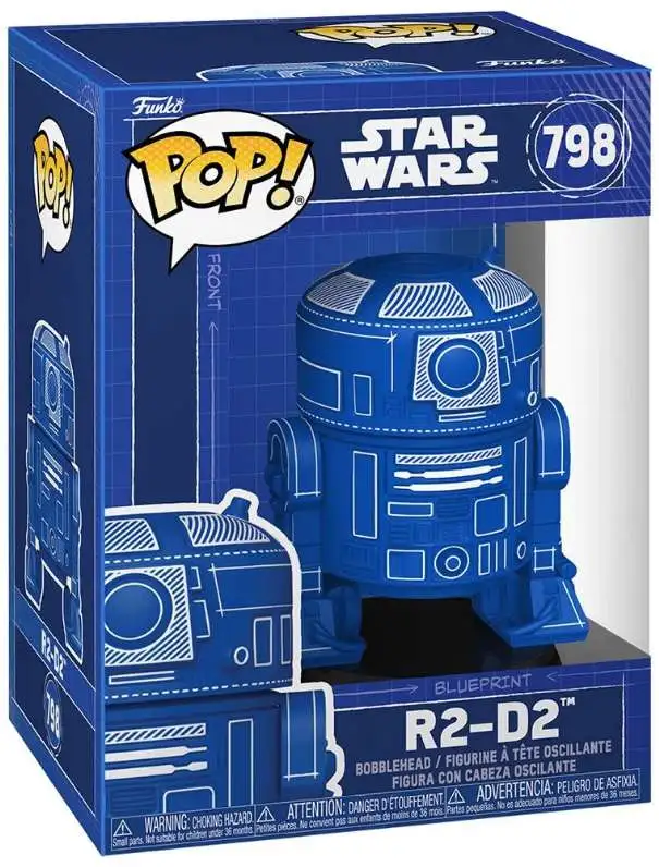 Funko POP! Star Wars R2-D2 Blueprint Vinyl Figure #798