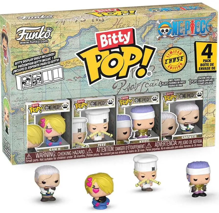 Funko One Piece Bitty POP! Sanji Vinyl Mini Figure 4-Pack