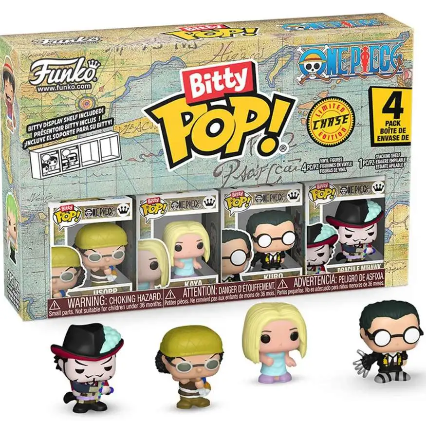 Funko One Piece Bitty POP! Usopp Vinyl Mini Figure 4-Pack