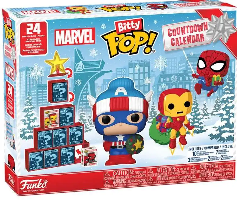 Funko Bitty POP! Marvel Comics Vinyl Mini Figure Countdown Calendar