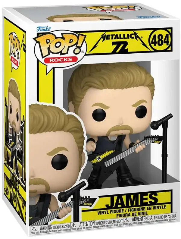 Funko Metallica POP! Rocks James Vinyl Figure #484 [72 Seasons]