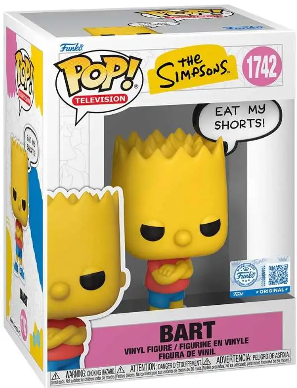 Funko The Simpsons POP! Sayings Bart Exclusive Vinyl Figure #1742
