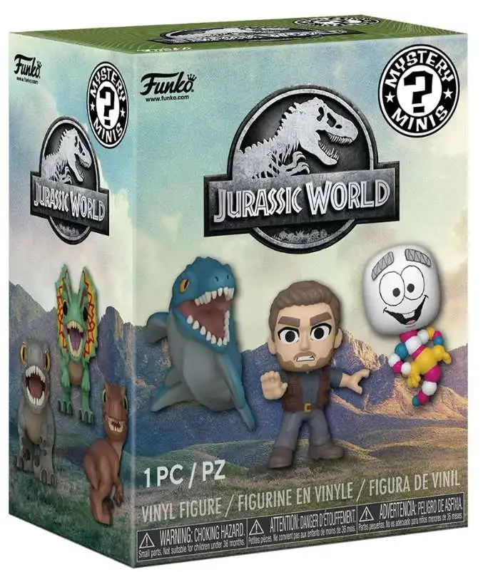 Funko Mystery Minis Jurassic Park & Jurassic World Vinyl Mini Figure [1 RANDOM Figure]