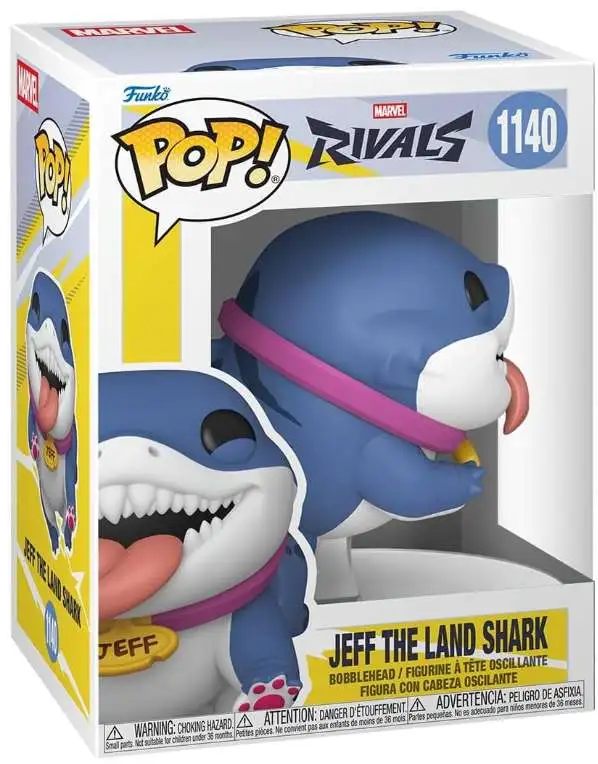 Funko Marvel Rivals POP! Games Jeff the Land Shark Vinyl Figure #1140
