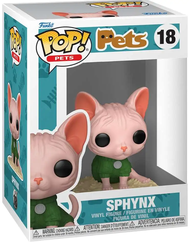 Funko POP! Pets Sphinx Cat Vinyl Figure #18