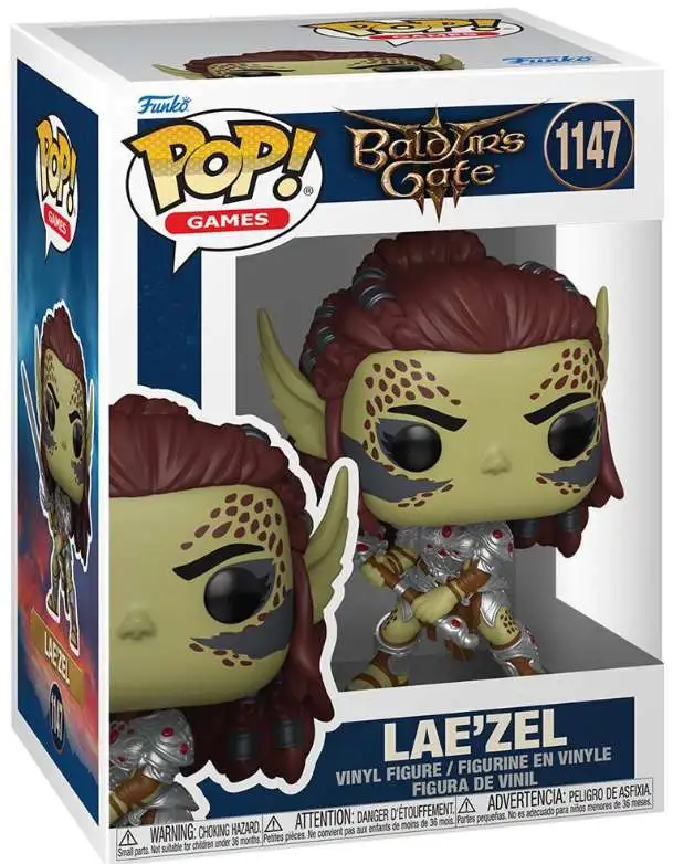 Funko Dungeons & Dragons Baldur's Gate 3 POP! Games Lae'zel Vinyl Figure #1147 [With Sword]