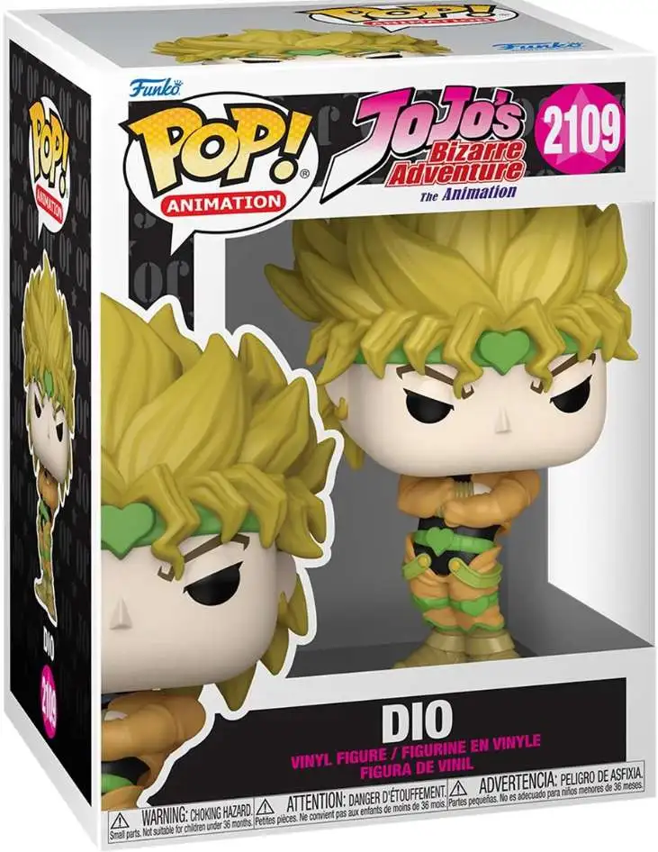 Funko JoJo's Bizarre Adventure POP! Animation Dio Vinyl Figure #2109