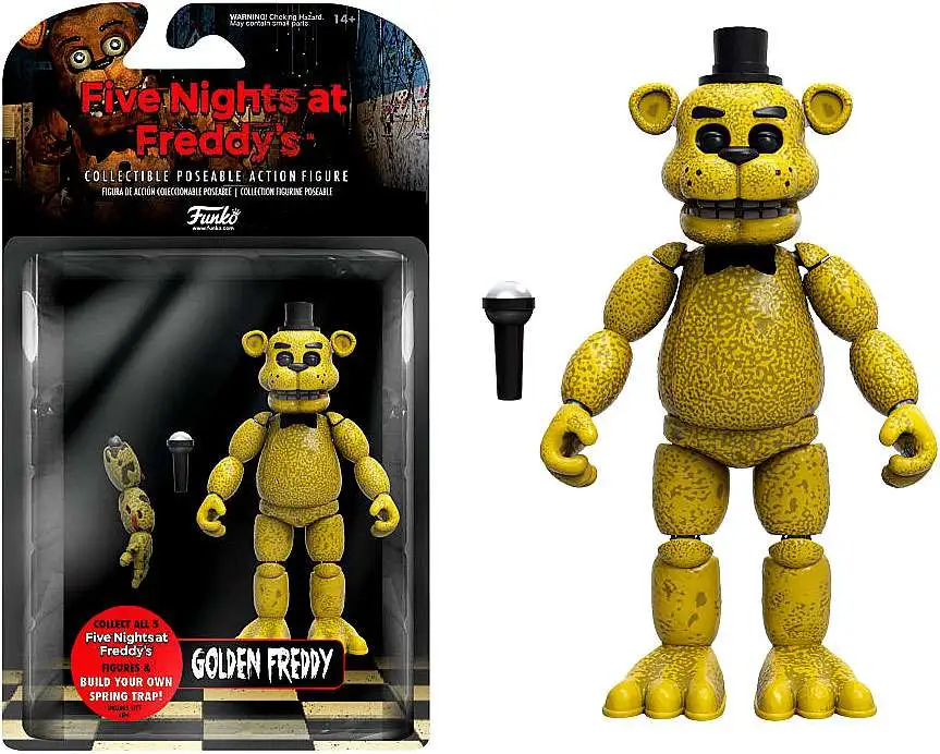 Set 2 Golden Freddy and Purple Freddy - 7 FNAF Plushie Five Nights at  Freddy's Toys Plush Stuffed Dolls 